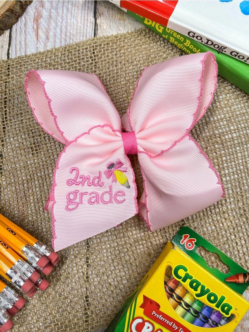 Pink Grade Level Bows