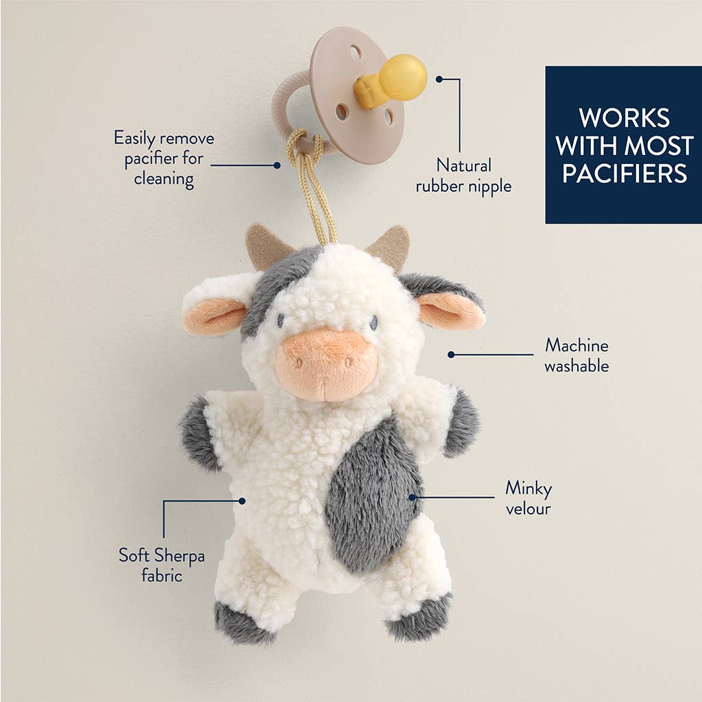 *FOUR OPTIONS* Bitzy Pal Natural Rubber Pacifier & Plush