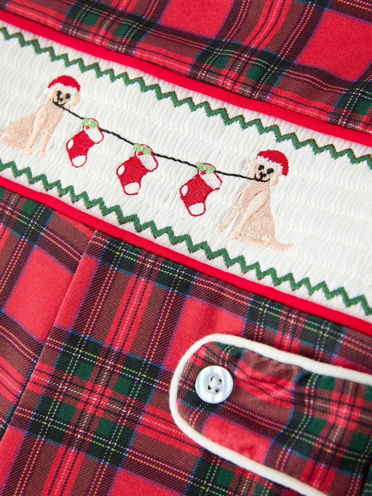 Christmas Pups Plaid JonJon