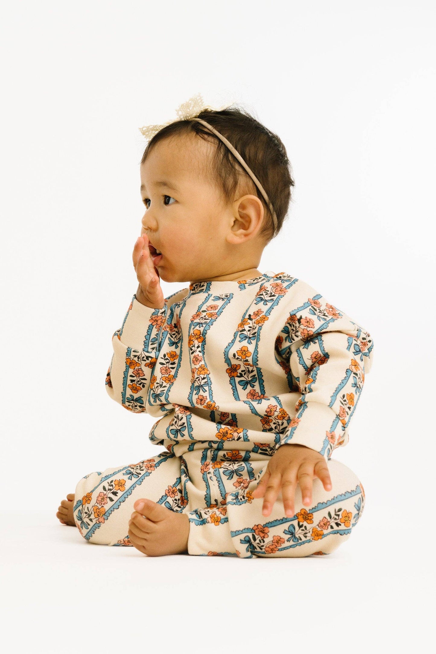 Cottage Bouquet Crewneck Set 5T