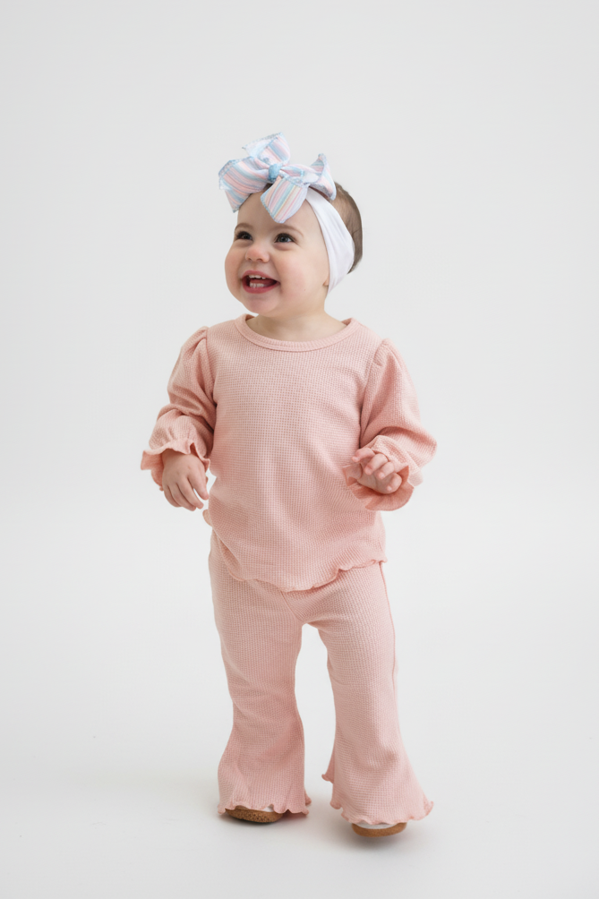 Blush Waffle Belle Set