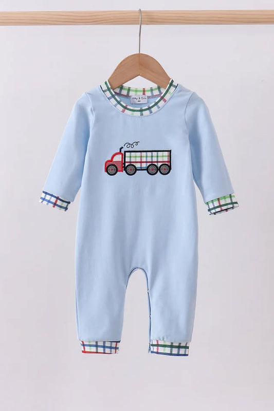 Plaid Pickup Play Romper