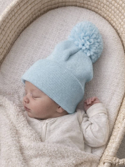 Baby's First Hat®, Baby Blue Pom