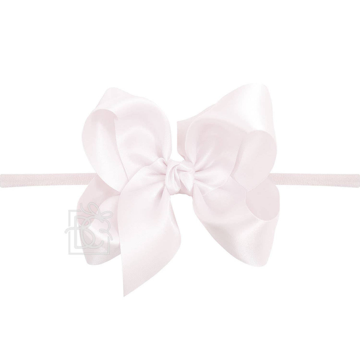 1/4" PANTYHOSE HEADBAND W/SATIN BOW