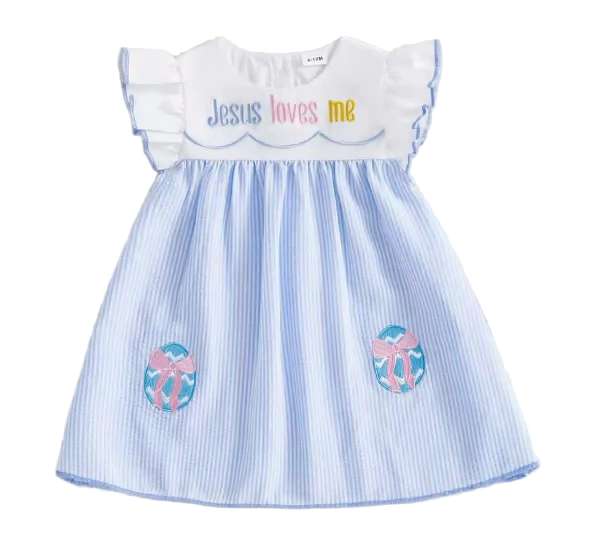 Jesus Loves Me Easter Egg Dress