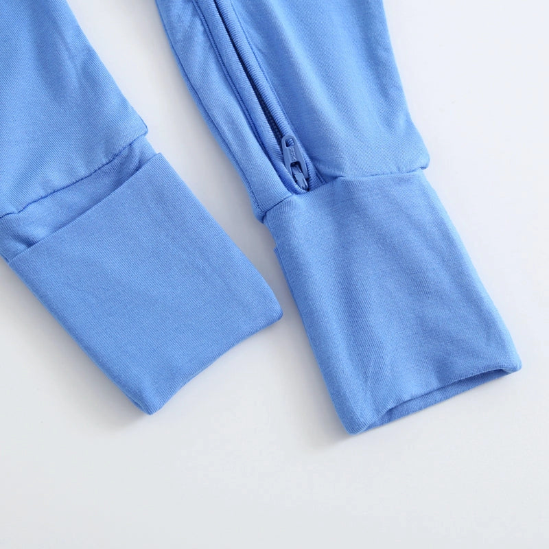 Pure Blue Baby Boy Zip Romper Nicu  Sleep & Play (ETA: 7/21/26)