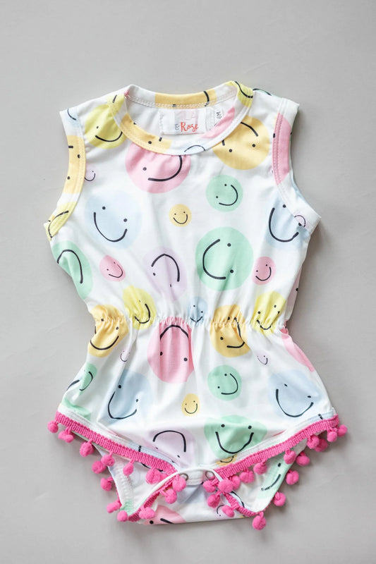 Smile in Style Pom Pom Romper