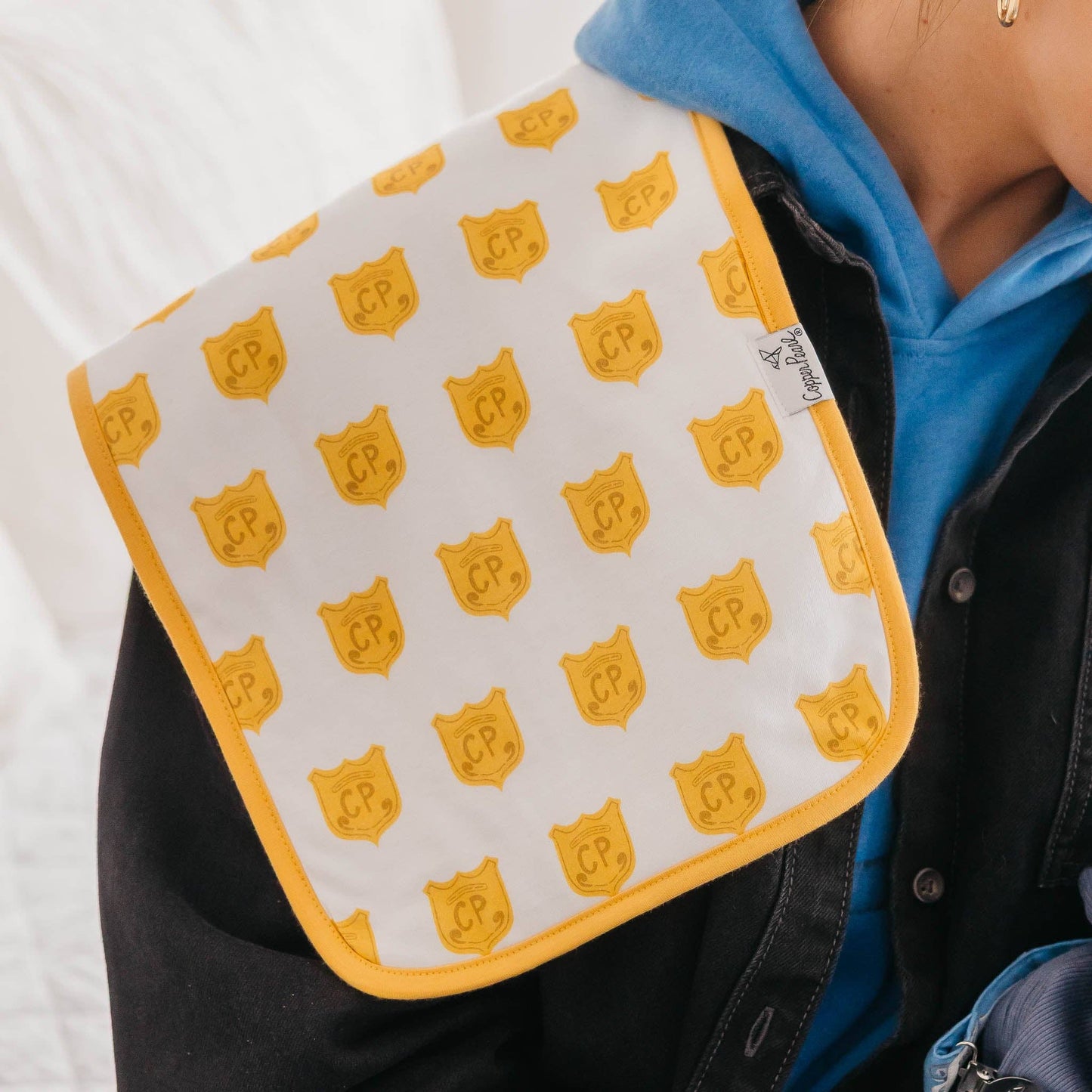 3 Pack Premium Burp Cloths - Policemen