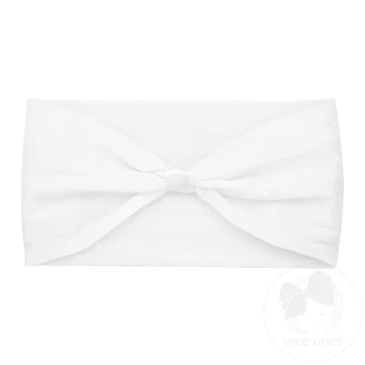 Baby Girls Nylon Add-a-Bow Band (Wee Ones)