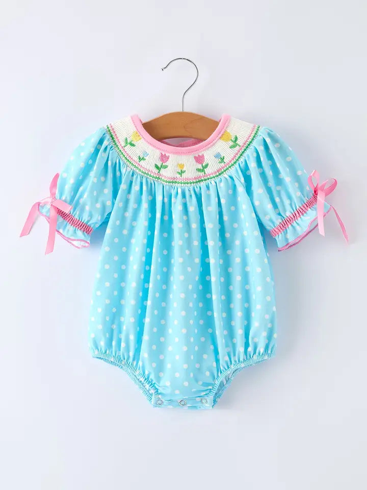 Tiptoe Through the Tulips Romper