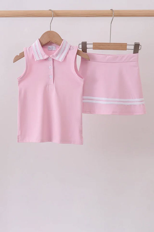 Pink Active Skort Set