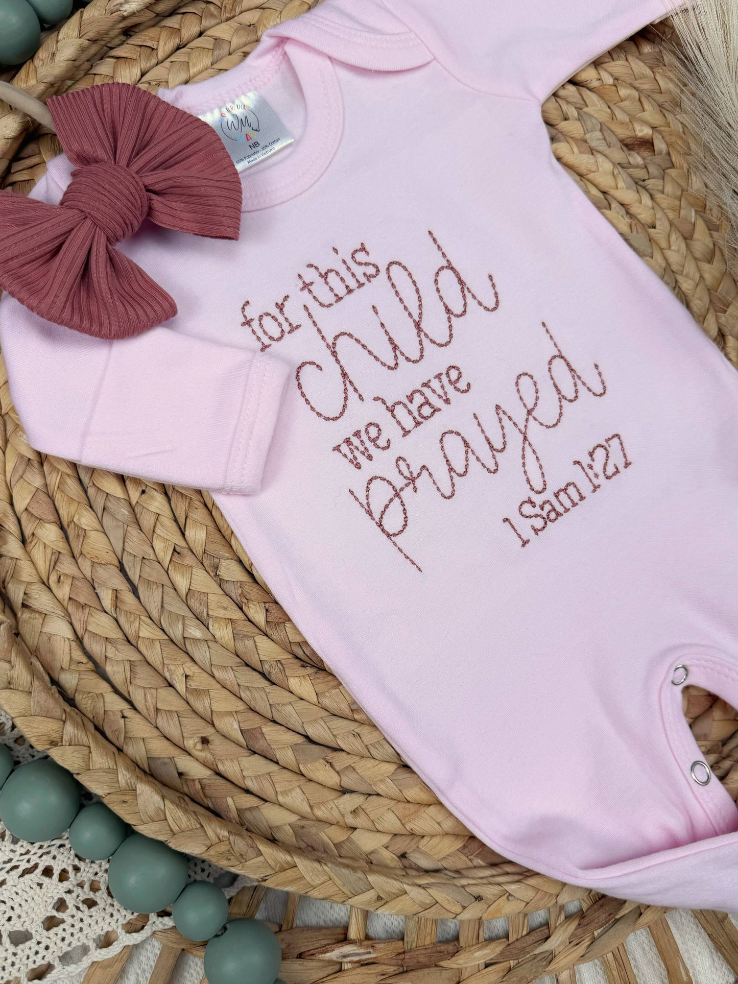 For This Child We Have Prayed | Pink