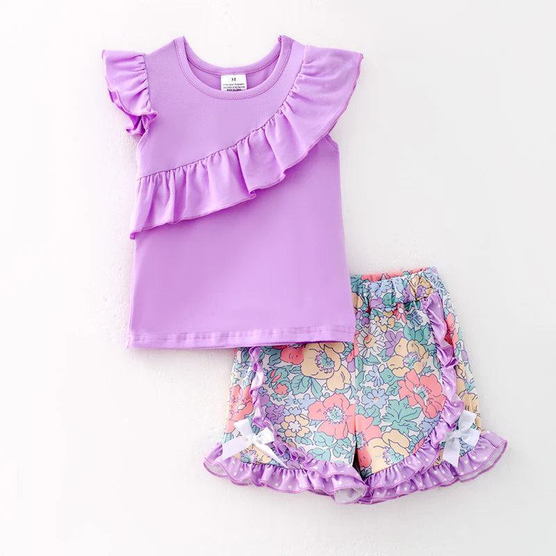 Ruffle Breeze Short Set