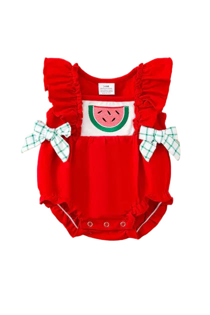 Red Watermelon Romper