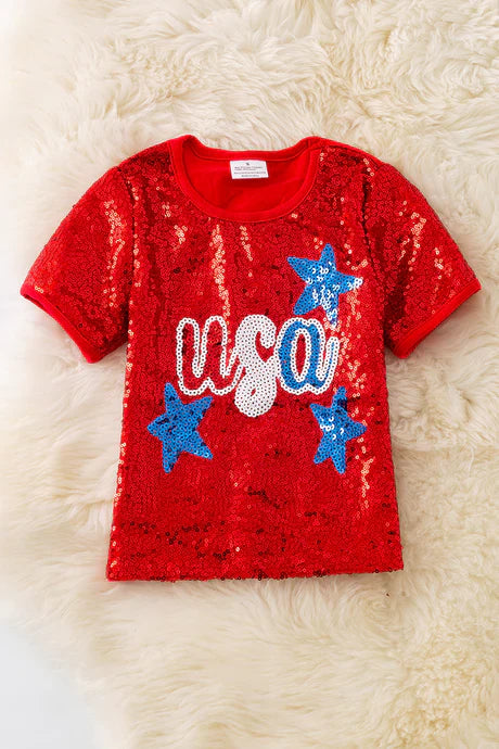 Star-Spangled Sparkle Tee (Girls)