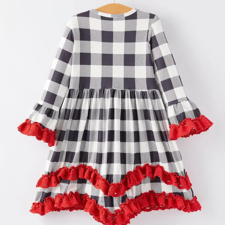 Merry Santa Ruffles Dress (SPECIAL DEAL)