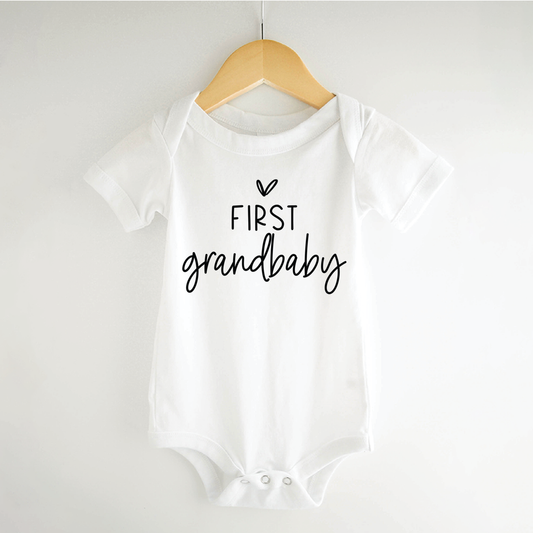 First Grandbaby Gift, Grandparent Announcement Onesie