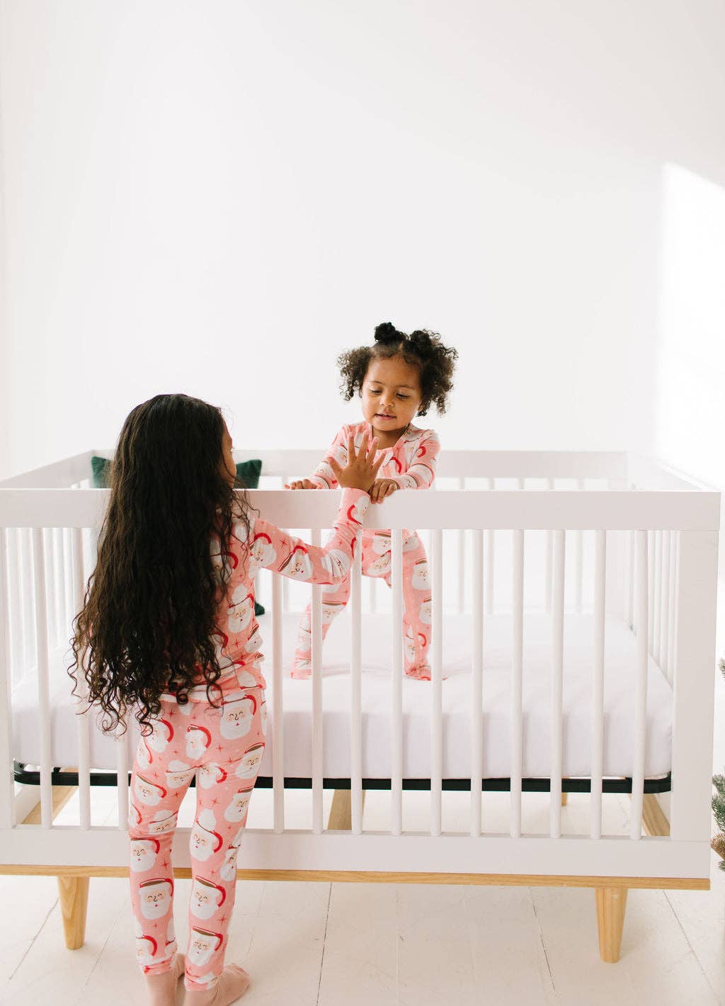 Zippy Bamboo Baby Pajama in Santa Cocoa | Ollie Jay