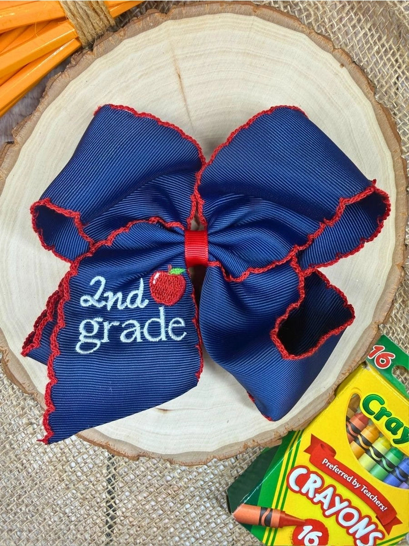 Navy/Red Grade Bows