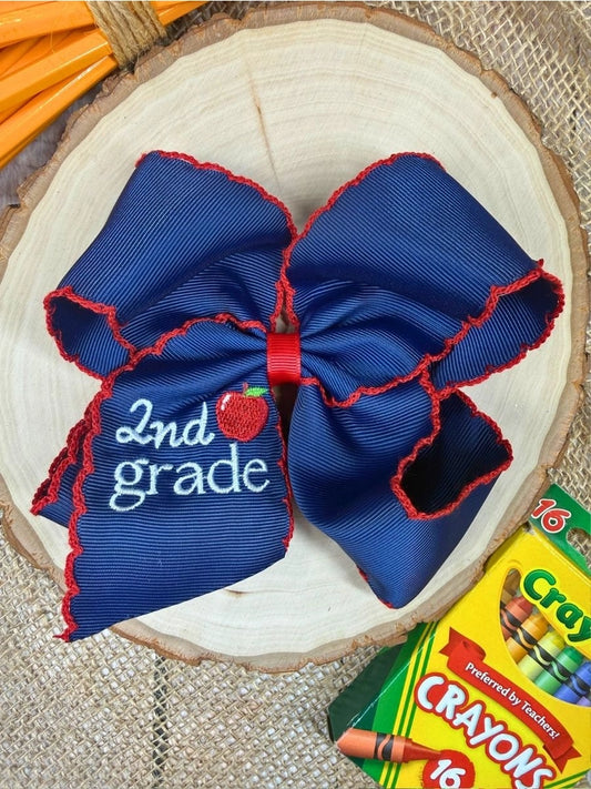 Navy/Red Grade Bows