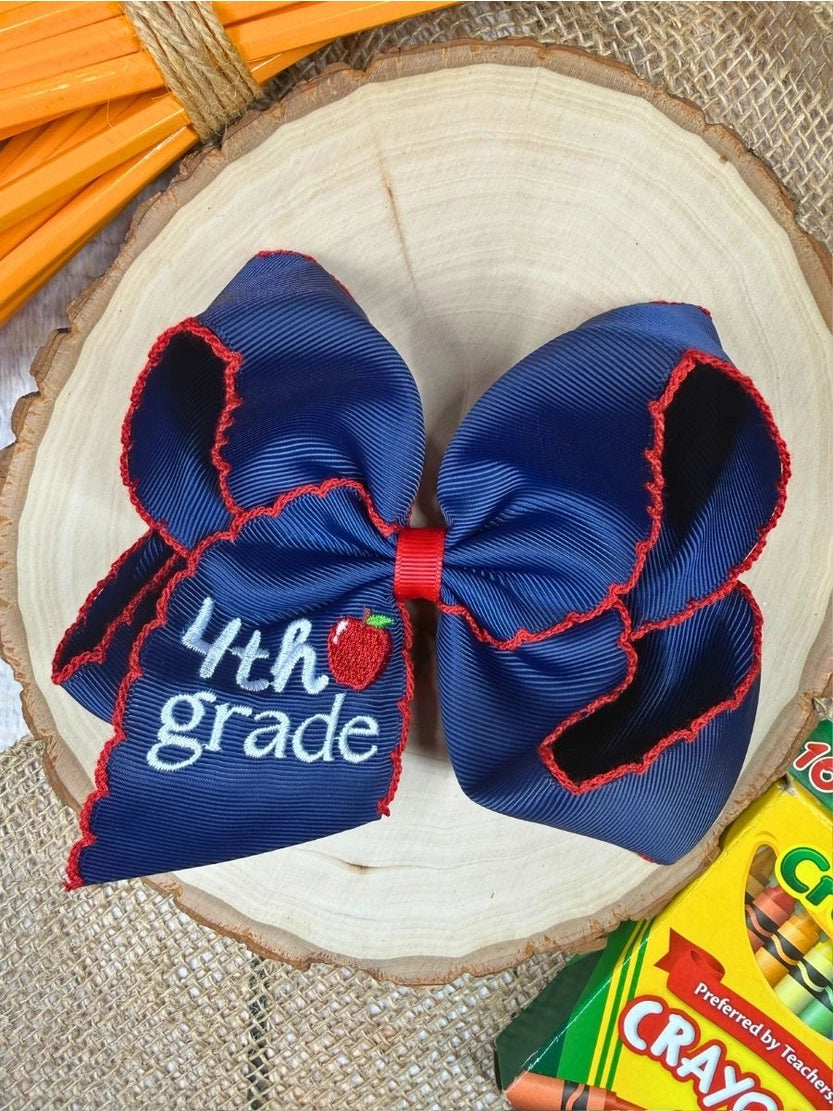 Navy/Red Grade Bows