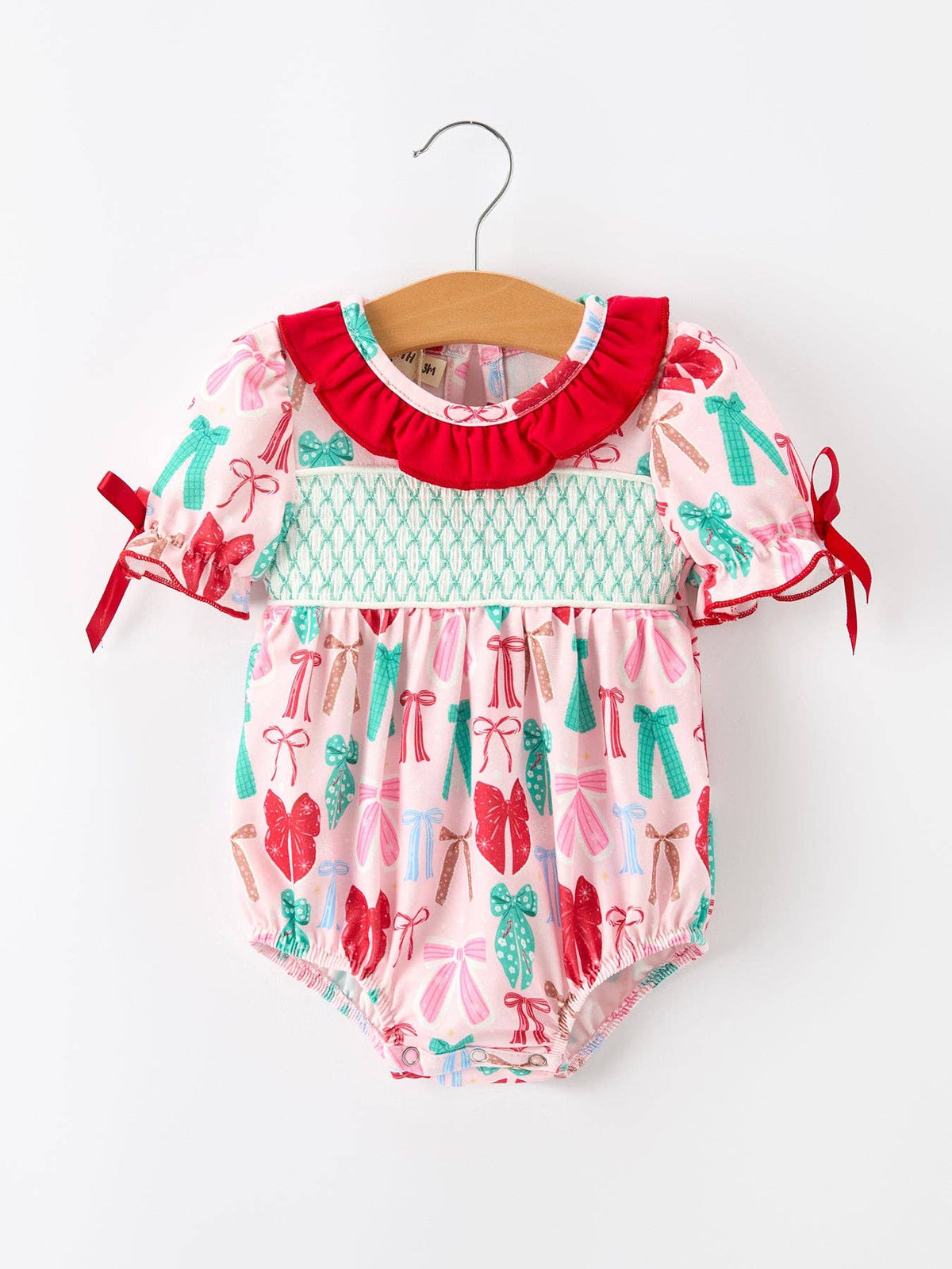 Bow Party Bubble Romper