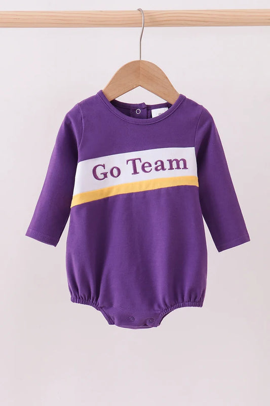 Purple Go Team Romper
