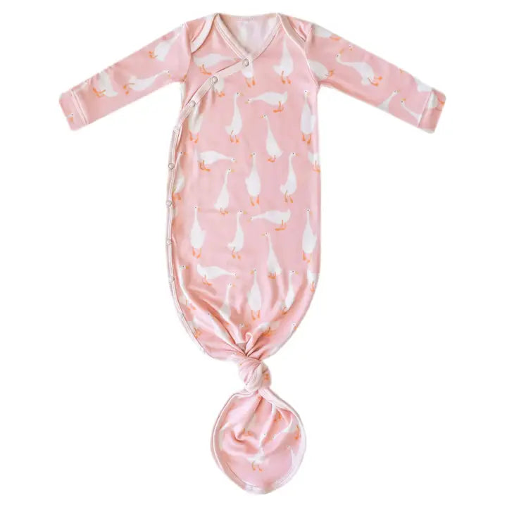 Newborn Knotted Gown - Goosie (ETA: 7/21/26)