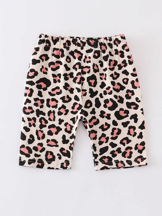 Leopard Print Girl Shorts