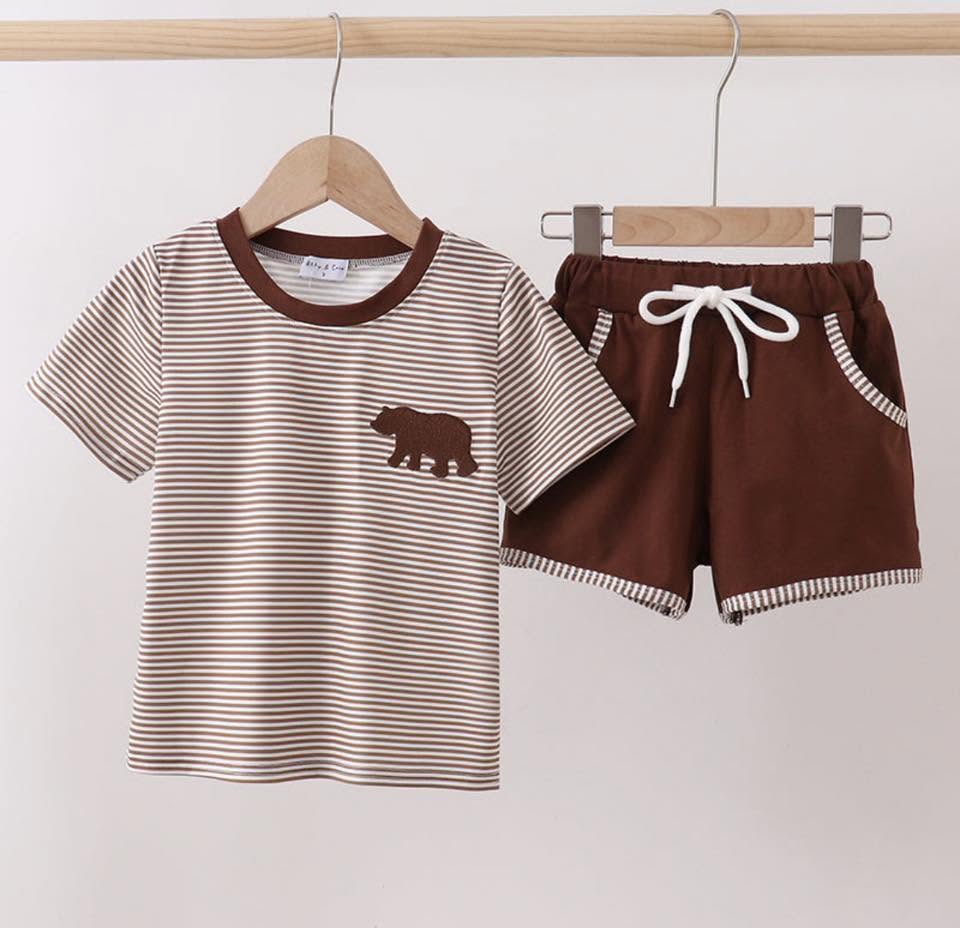 Brown Bear Embroidered Set (ETA: 6/15/26)