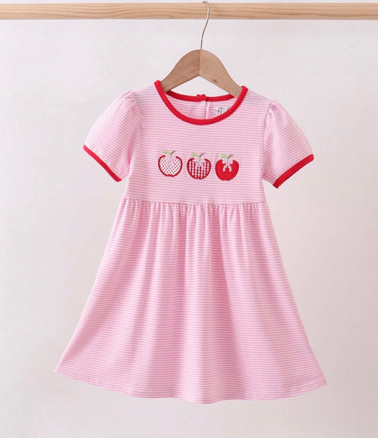Pink Apple School Dress
