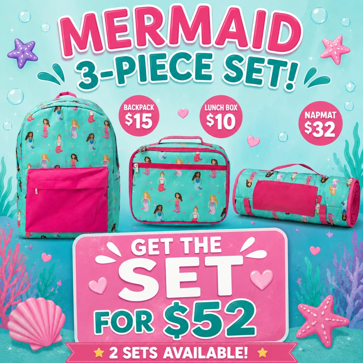 Kids Make a Splash 3 piece set