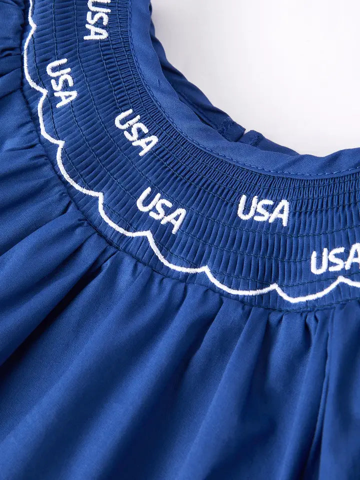 USA Smocked Dress