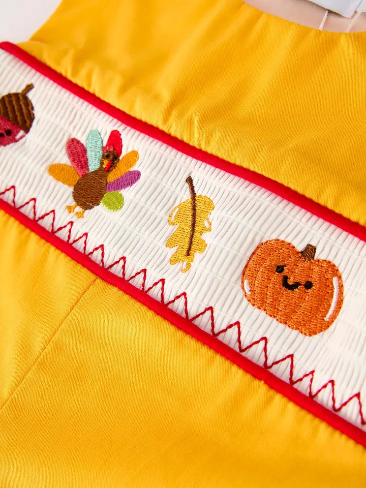 Thanksgiving Turkey Smocked Jonjon
