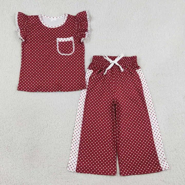 PREORDER - Maroon/White Dot Set (CLOSES 9/27)