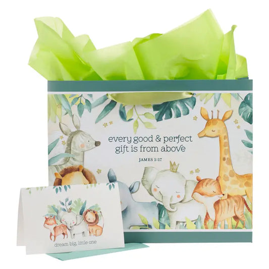 Gift Bag w/ Card Lg Landscape Perfect Gift James 1:17