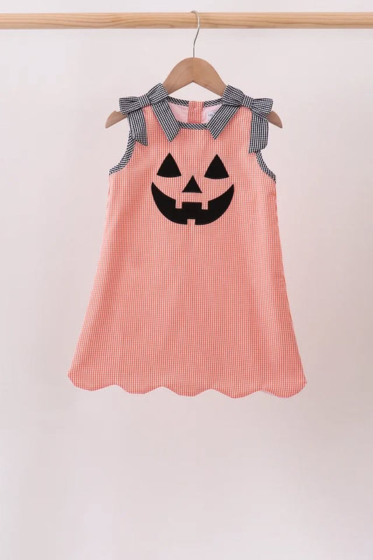 PRESALE: Orange Jack-O-Lantern Dress (ETA:8/26/26)