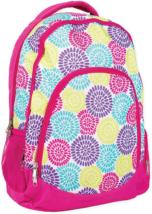 Flower Petal Burst School Backpack