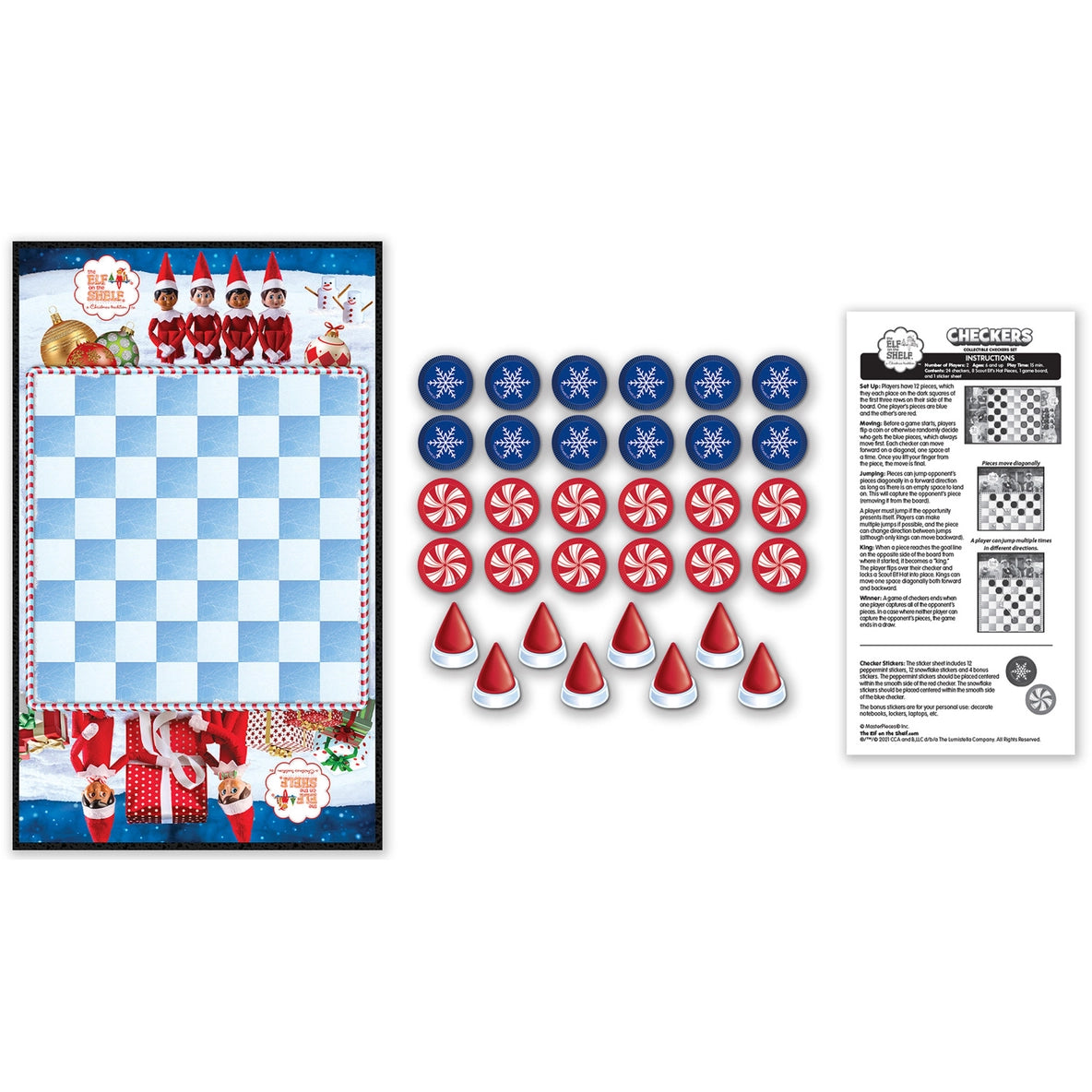 Elf on the Shelf Checkers (HLH)