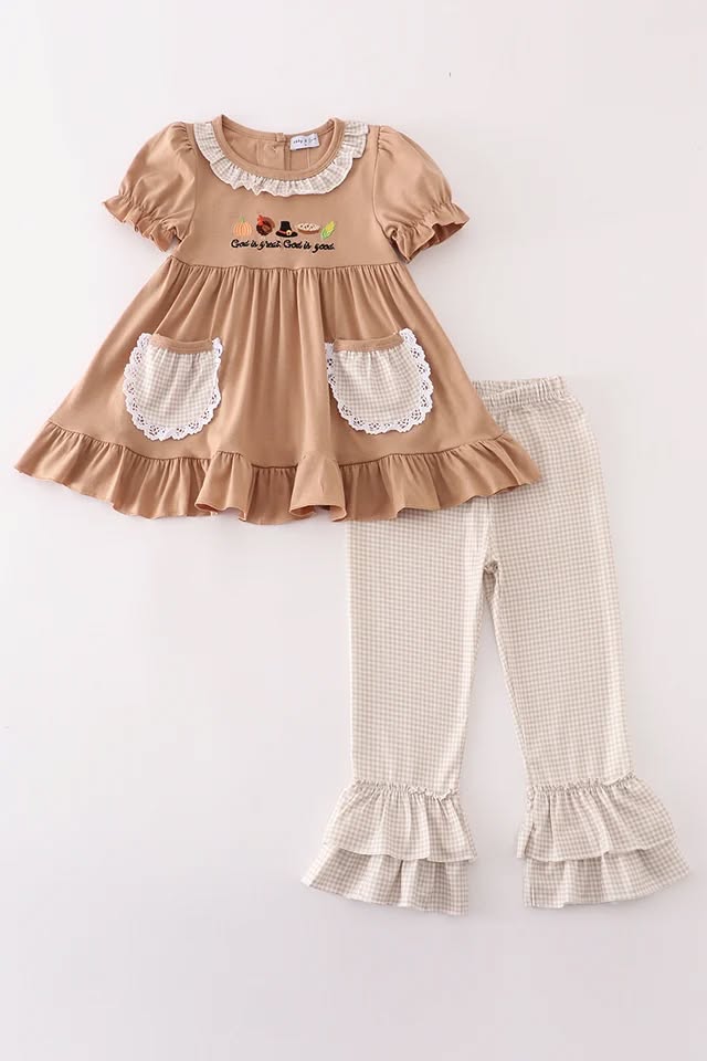 God is Great, God is Good Thanksgiving Girl Set