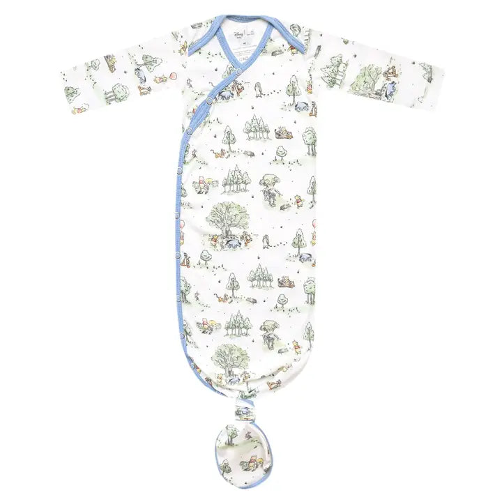 Newborn Knotted Gown - Hundred Acre Wood (ETA: 7/21/26)