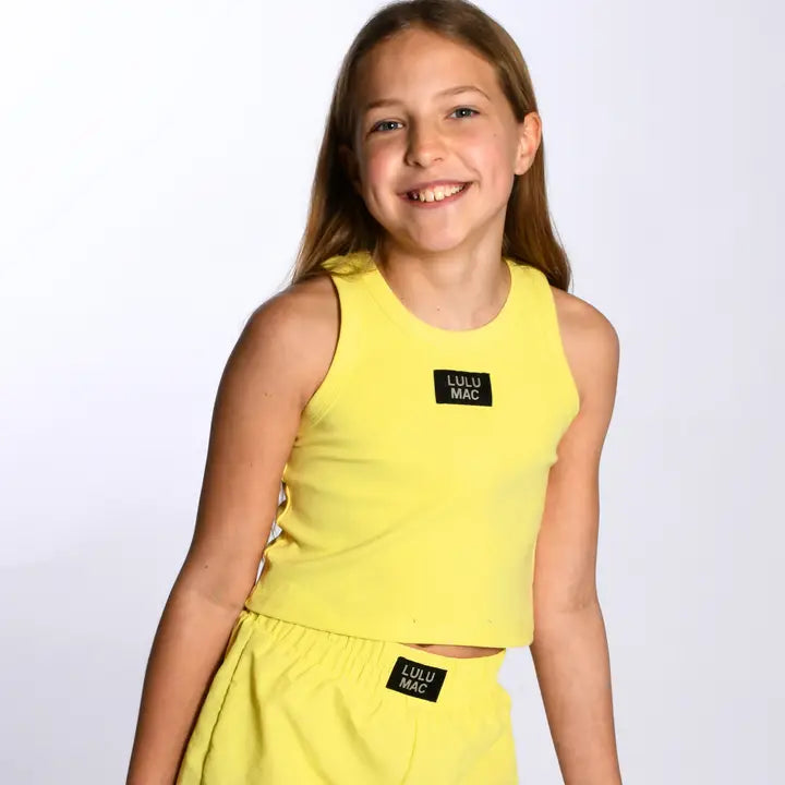 Yellow Kids Solid Tank  (PRESALE: ETA 7/20/26)