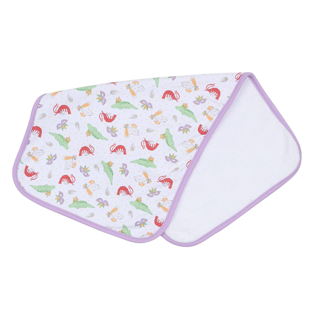 Bayou Pals Print Burp Cloth