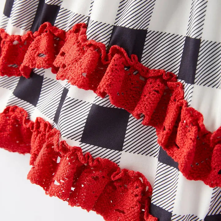 Merry Santa Ruffles Dress (SPECIAL DEAL)