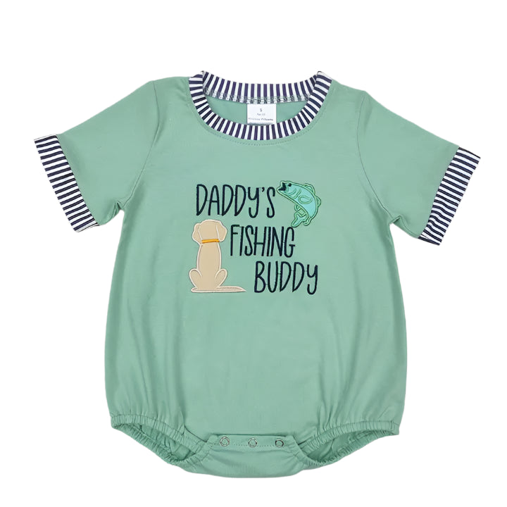 Daddy's Fishing Buddy Boy Romper