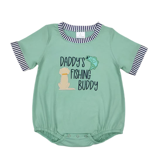 Daddy's Fishing Buddy Boy Romper