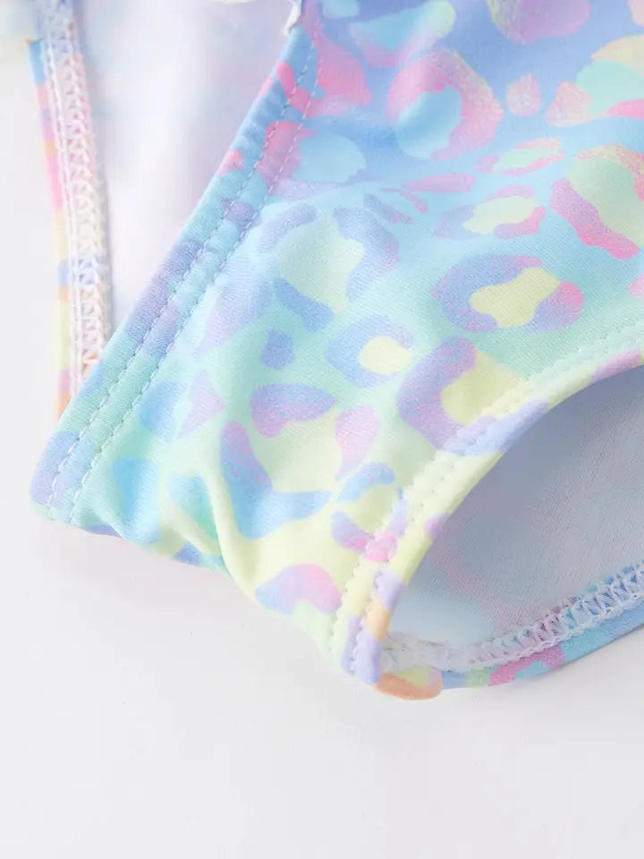 Cotton Candy Cheetah Rash Guard