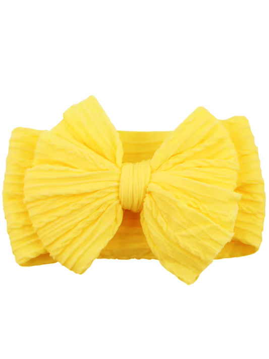 Cable Bow, Lemon Yellow