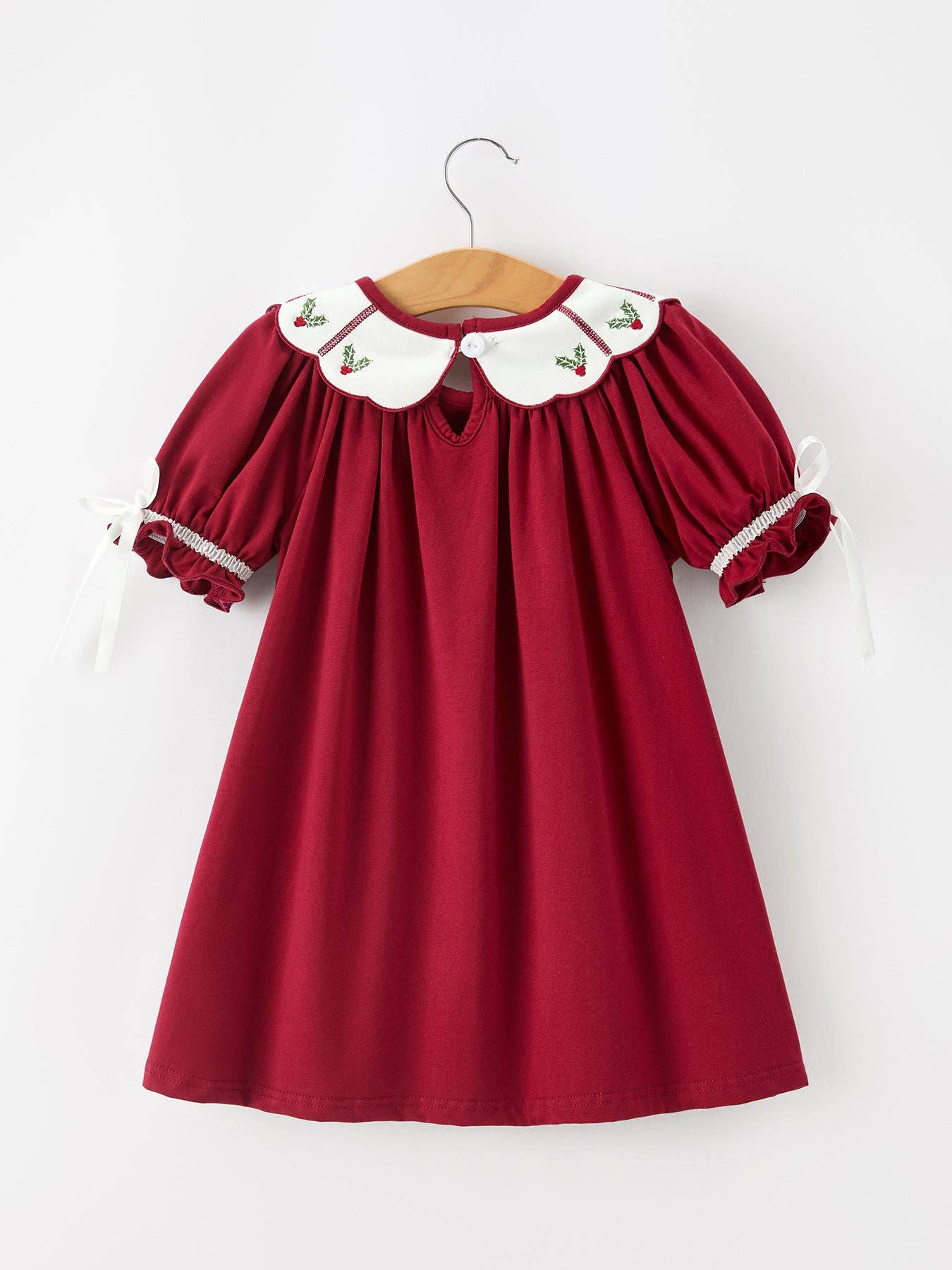 Christmas Holly Petals Dress - ETA mid/late September