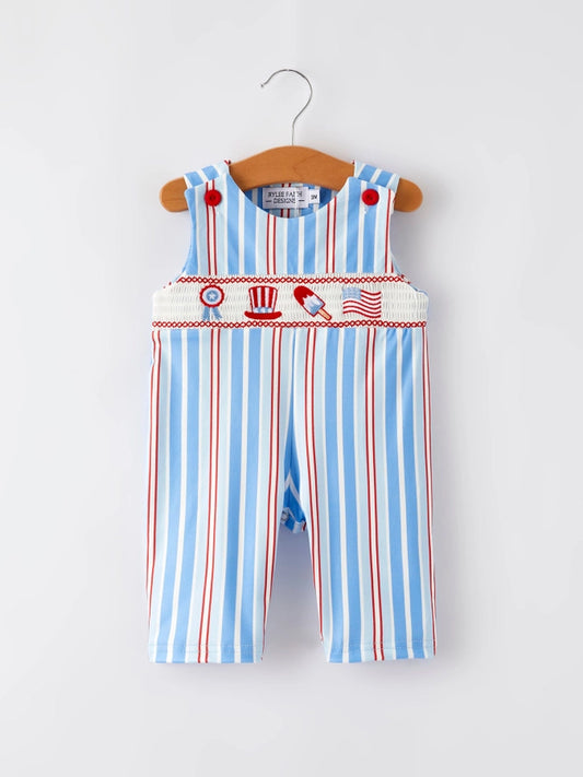 Patriotic Parade Smocked Jon Jon